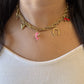Golden Wishes Charm Necklace