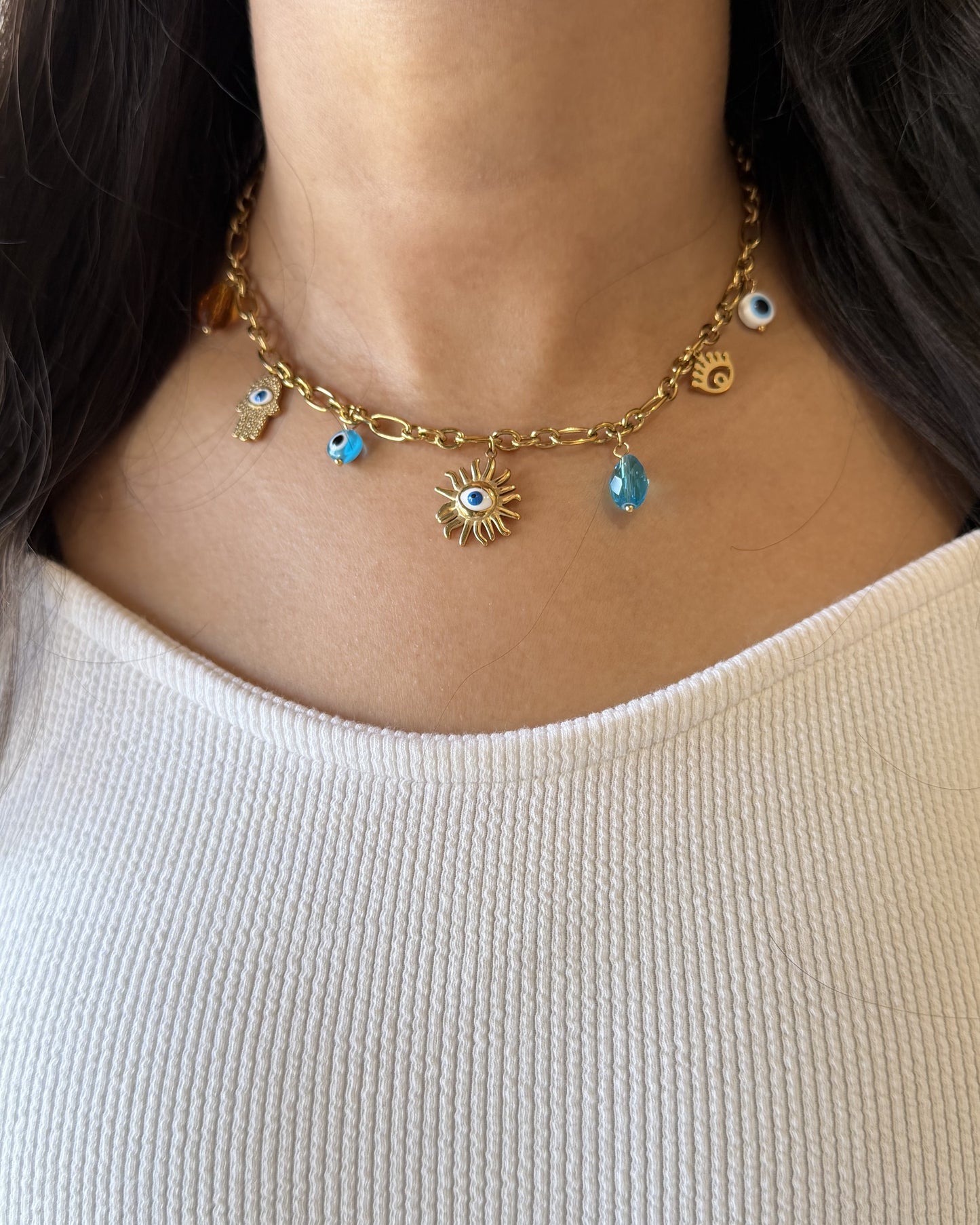 Evil Eye Charm Necklace