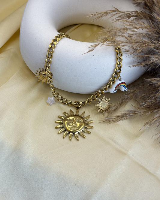 Sunlit Charm Necklace