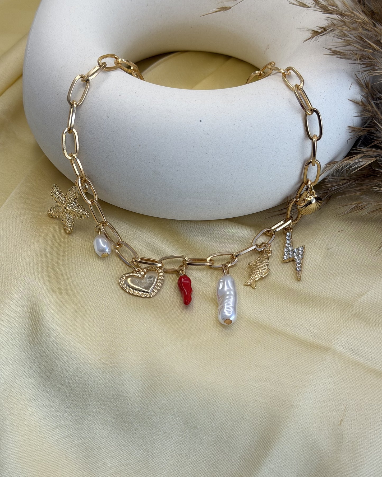 Coastal Muse Charm Necklace
