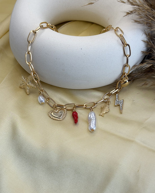 Coastal Muse Charm Necklace