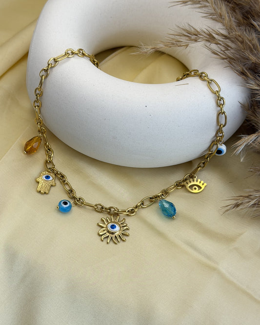 Evil Eye Charm Necklace
