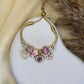 Pink Blossom Evil Eye Bracelet