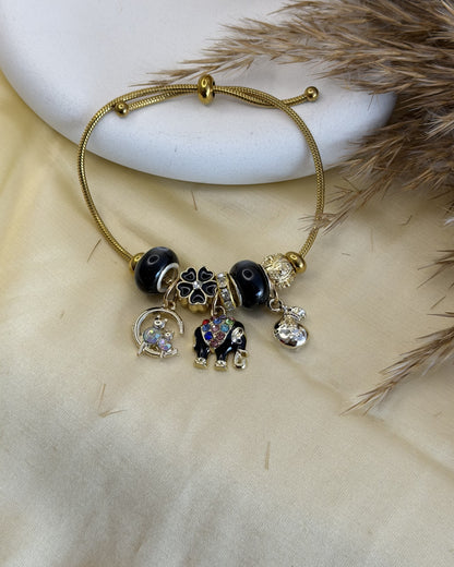 Lucky Elephant Charm Bracelet
