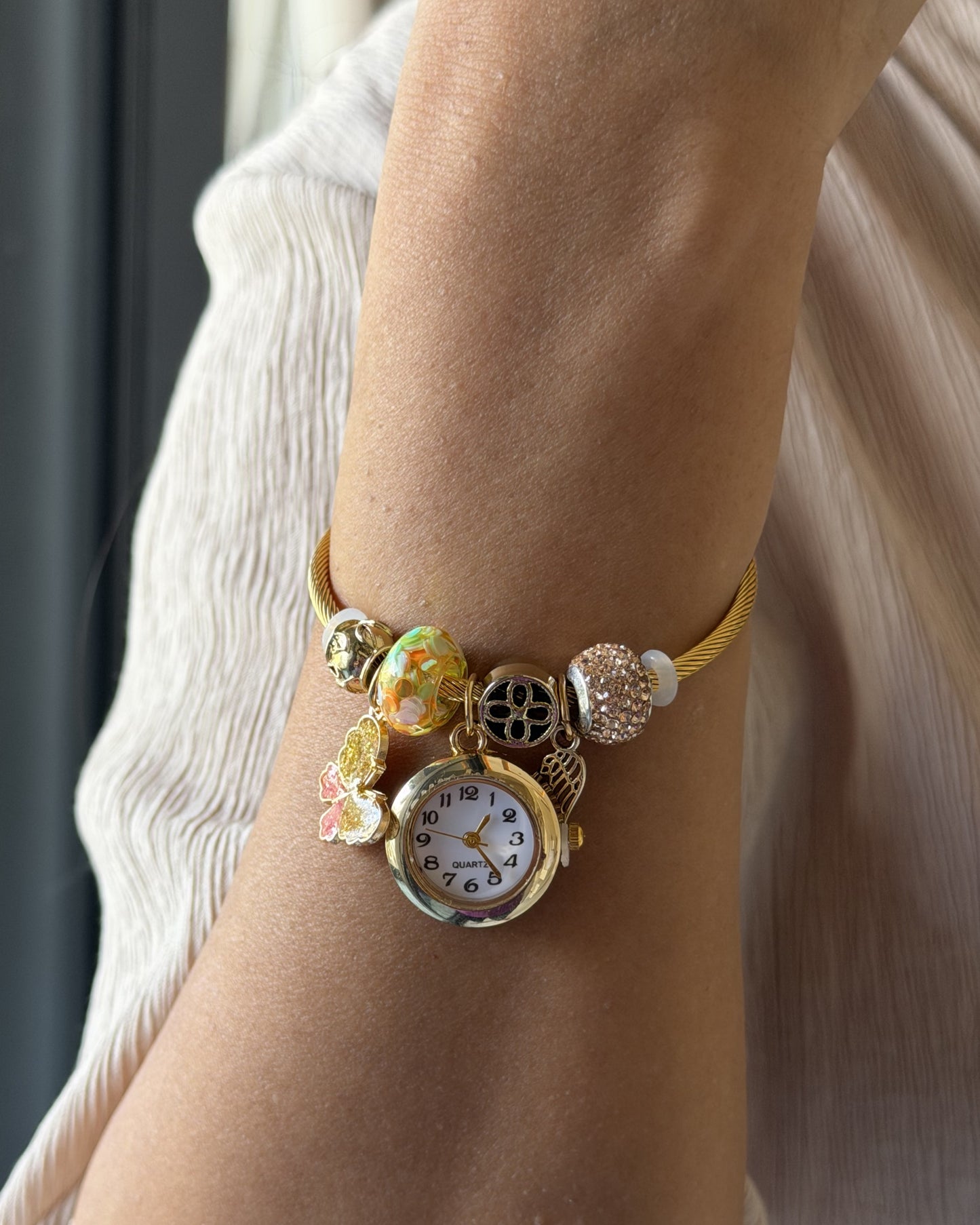 Golden Time Charm Bracelet