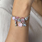 Pink Petal Charm Bracelet
