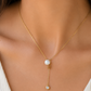 Iris Pearl Drop Necklace