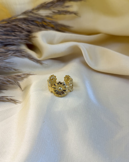Marigold Bloom Ring (Size Adjustable)