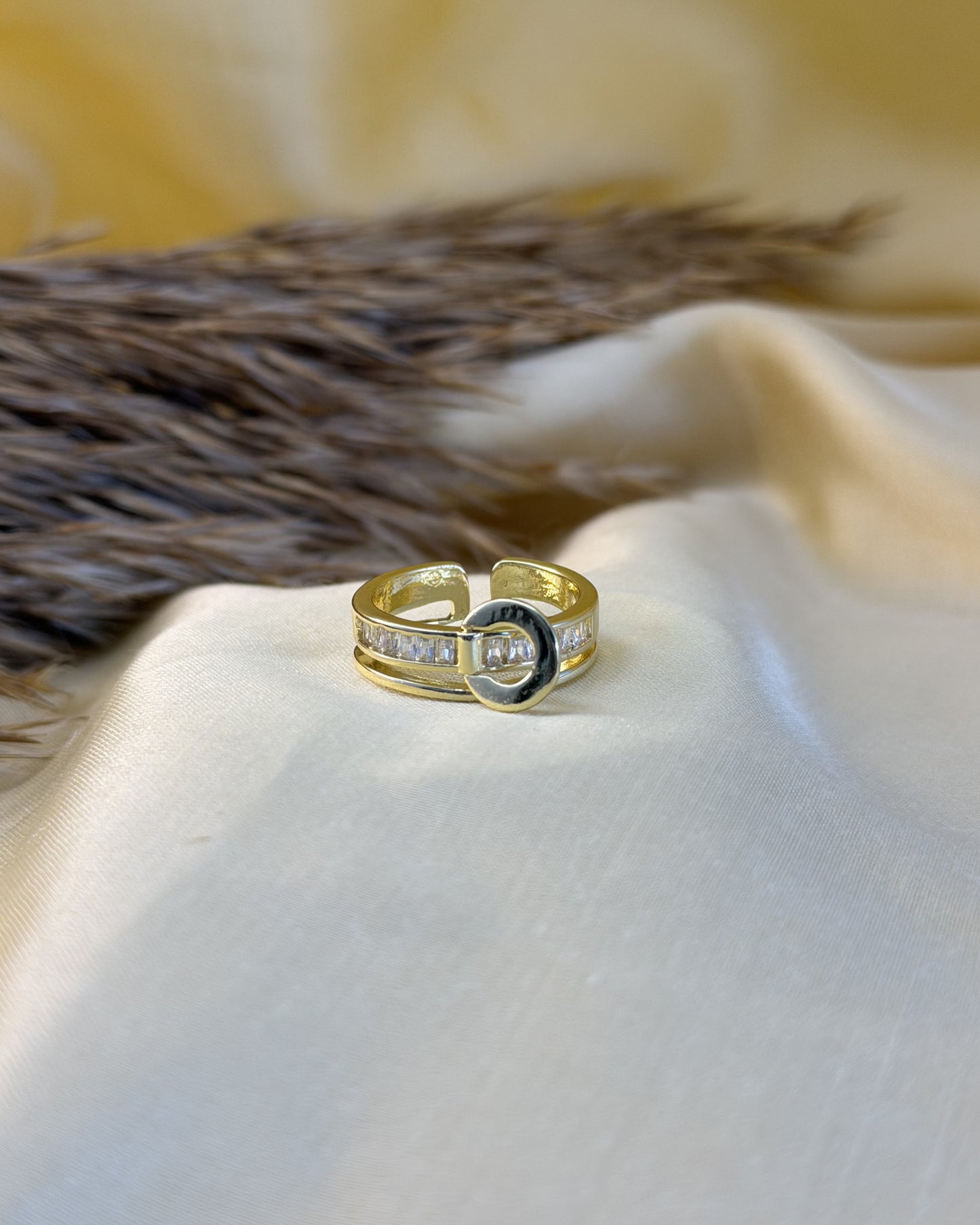 Infinity Lock Ring (Size Adjustable)