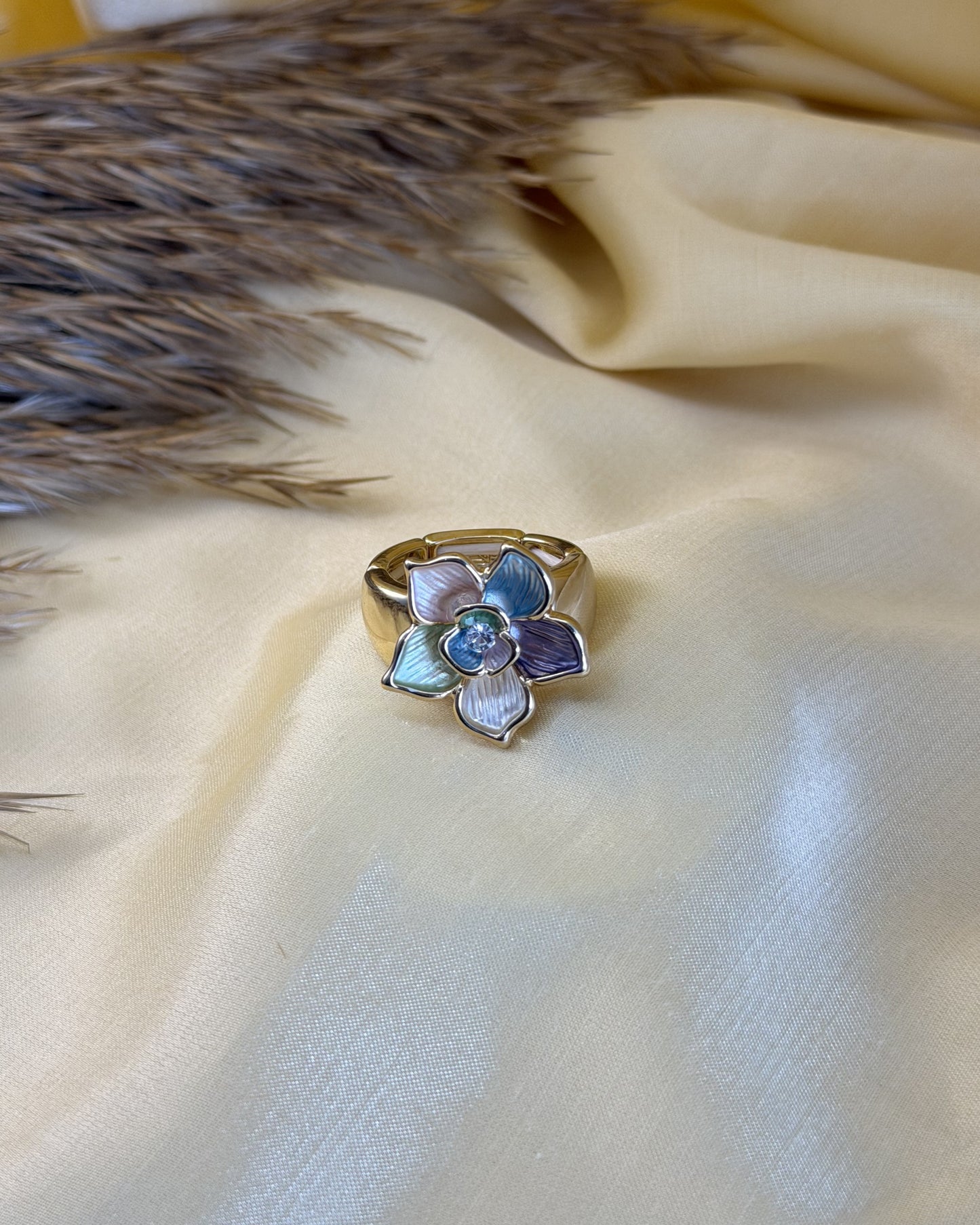 Pastel Bloom Ring (Stretch-Fit Size)