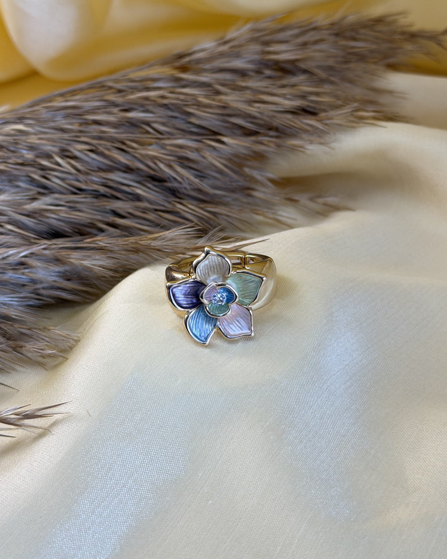 Pastel Bloom Ring (Stretch-Fit Size)