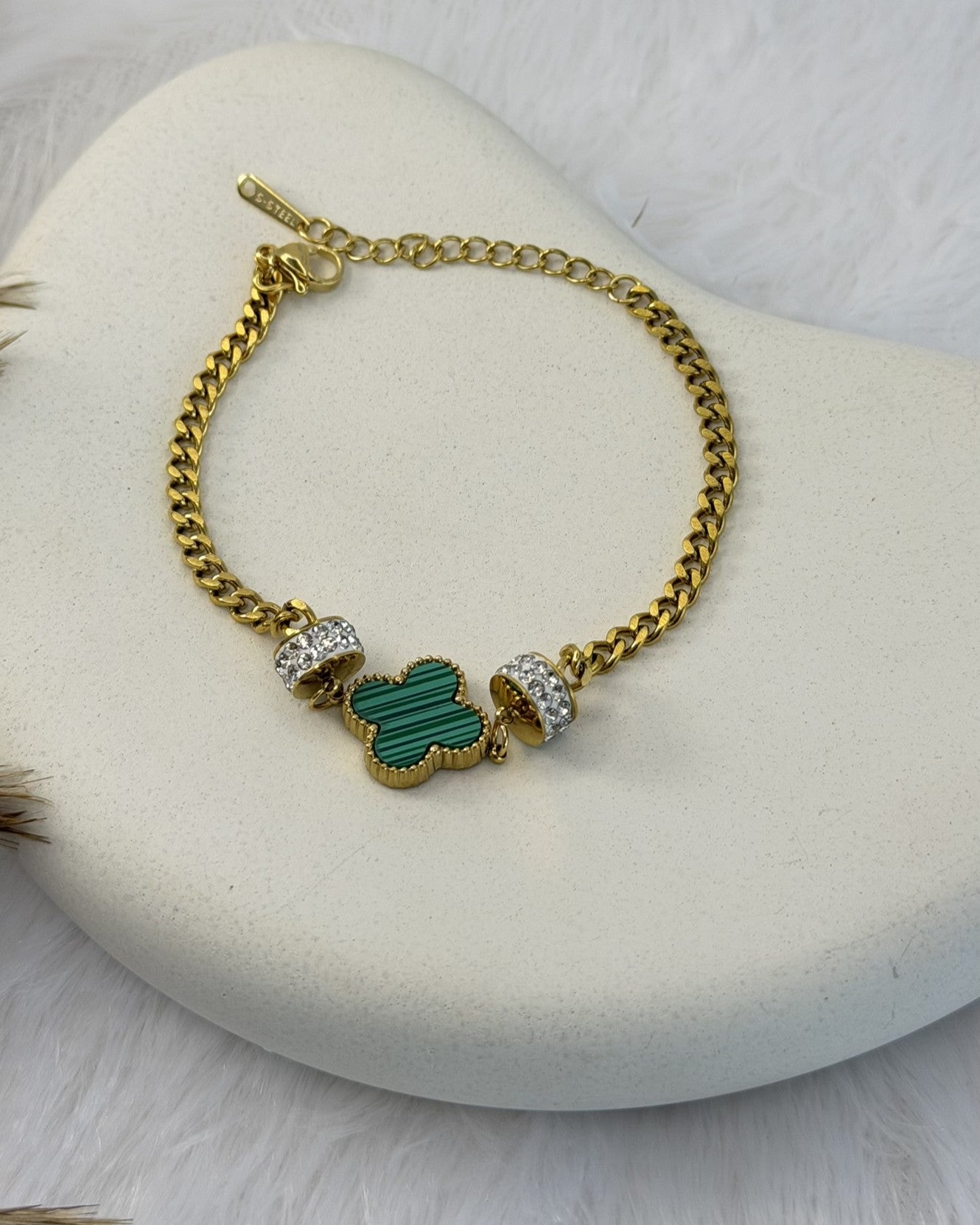 Emerald Muse Link Bracelet