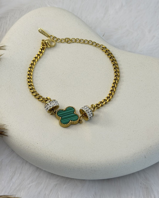 Emerald Muse Link Bracelet