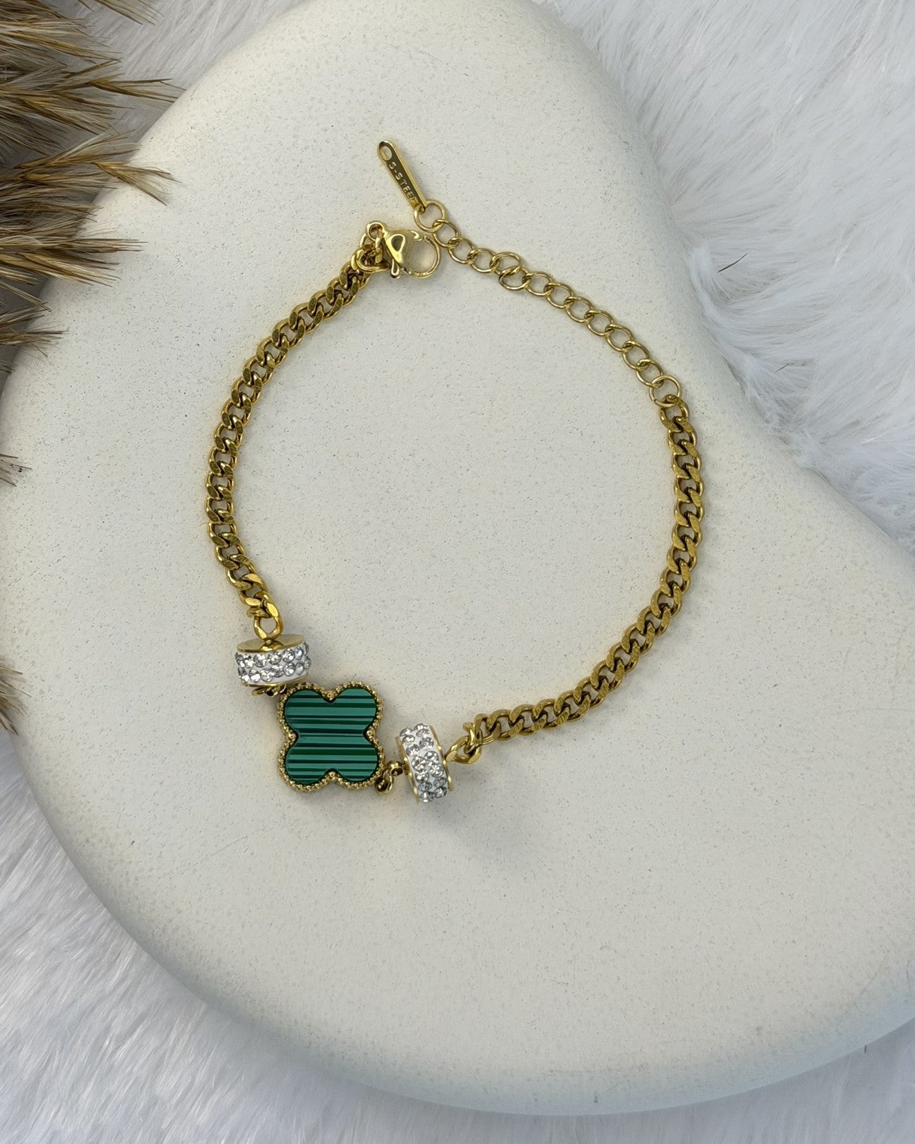 Emerald Muse Link Bracelet
