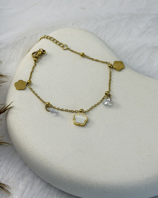 White Clover Bracelet