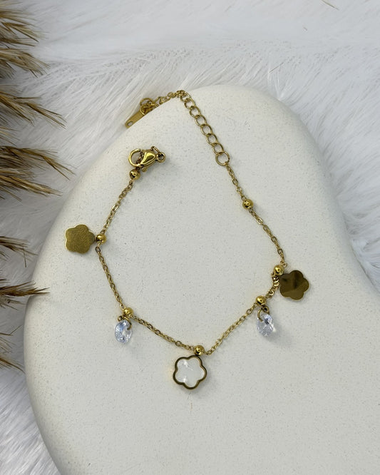 White Clover Bracelet