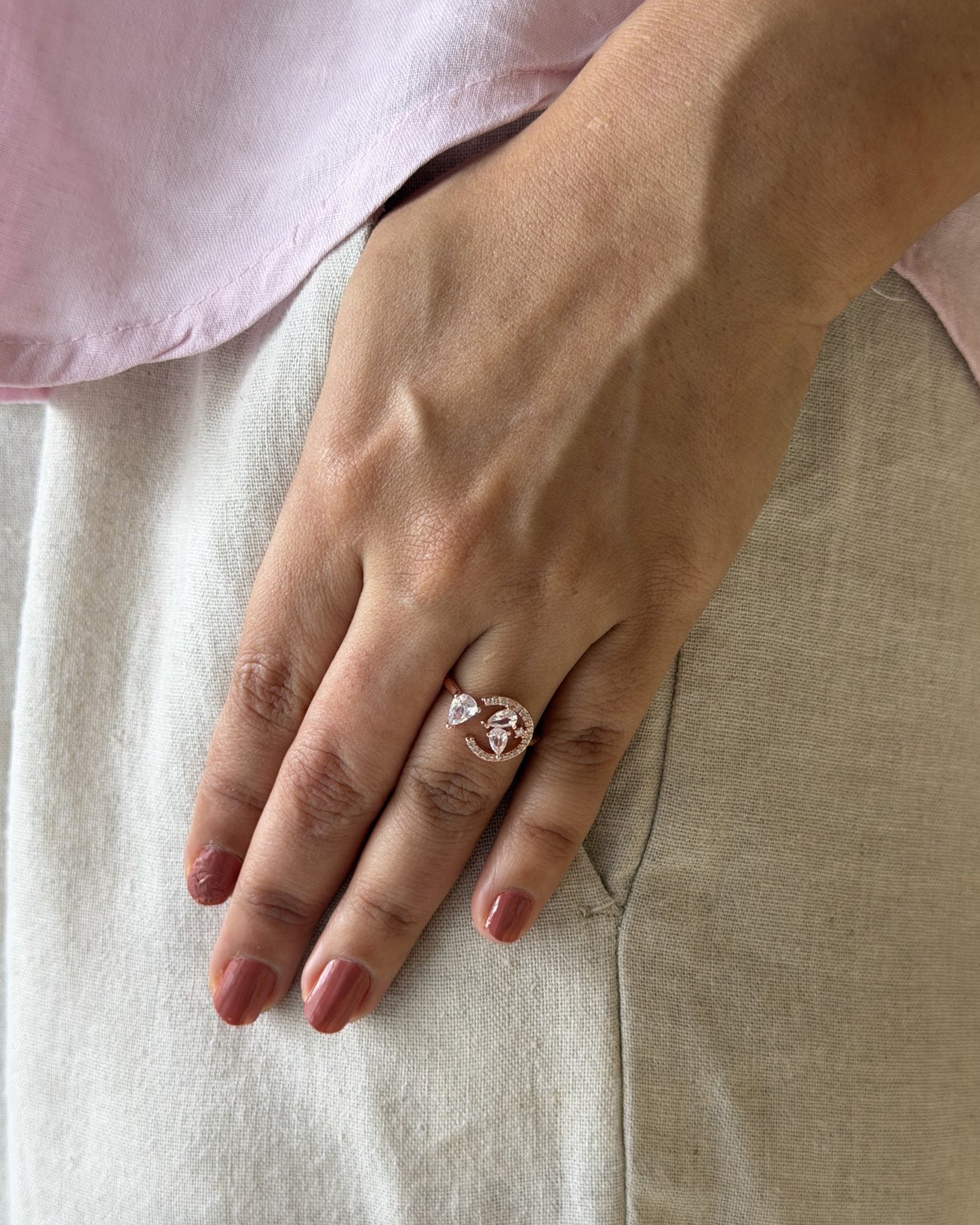 Moonlit Grace Ring (Size 7-8)