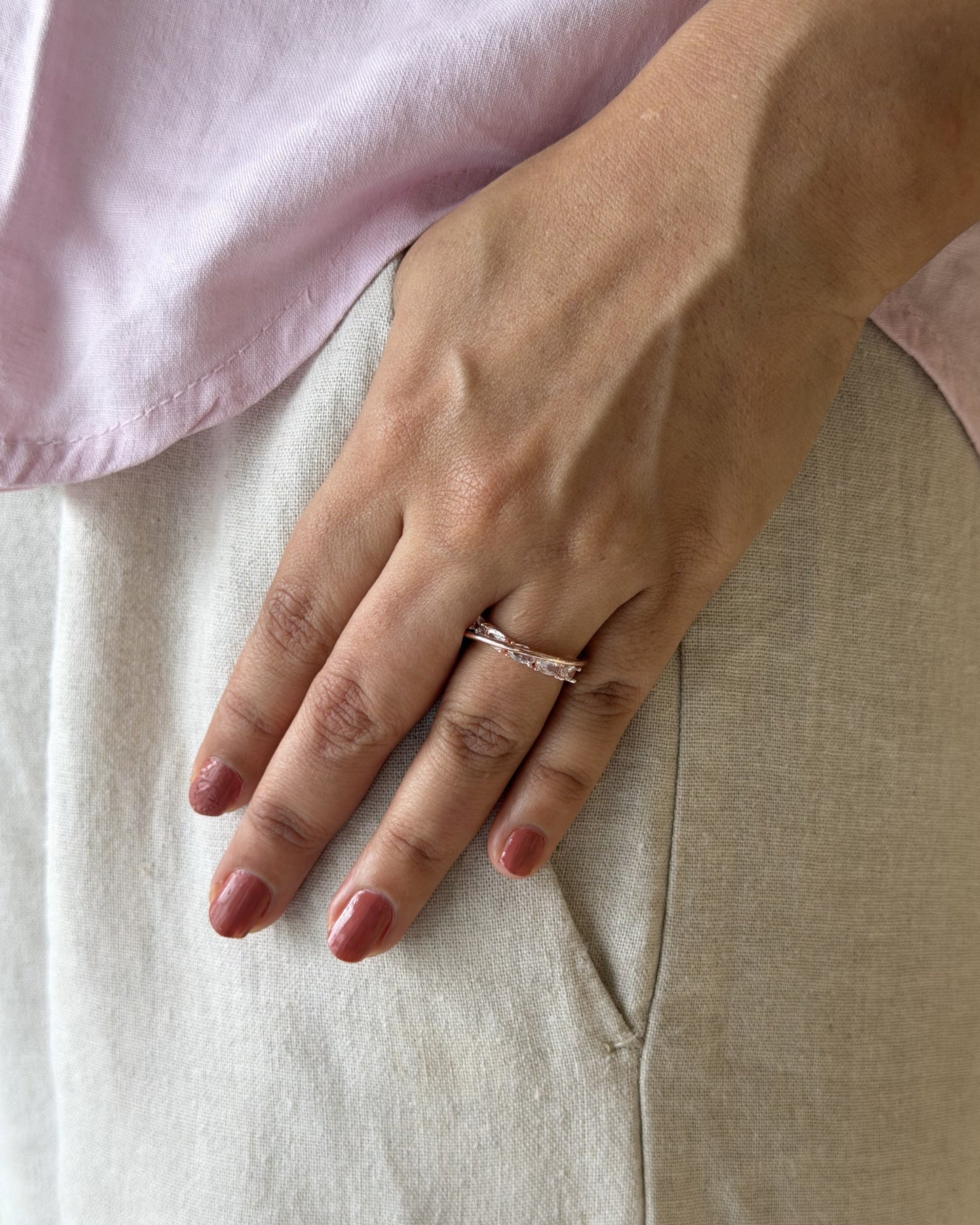 Celeste Vine Ring (Size Adjustable)