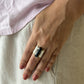Monochrome Muse Ring (Size Adjustable)
