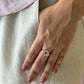 Celeste Circle Ring (Size Adjustable)