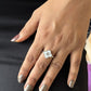 Silver Clover Ring (Size Adjustable)