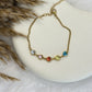 Rainbow Heart Bracelet