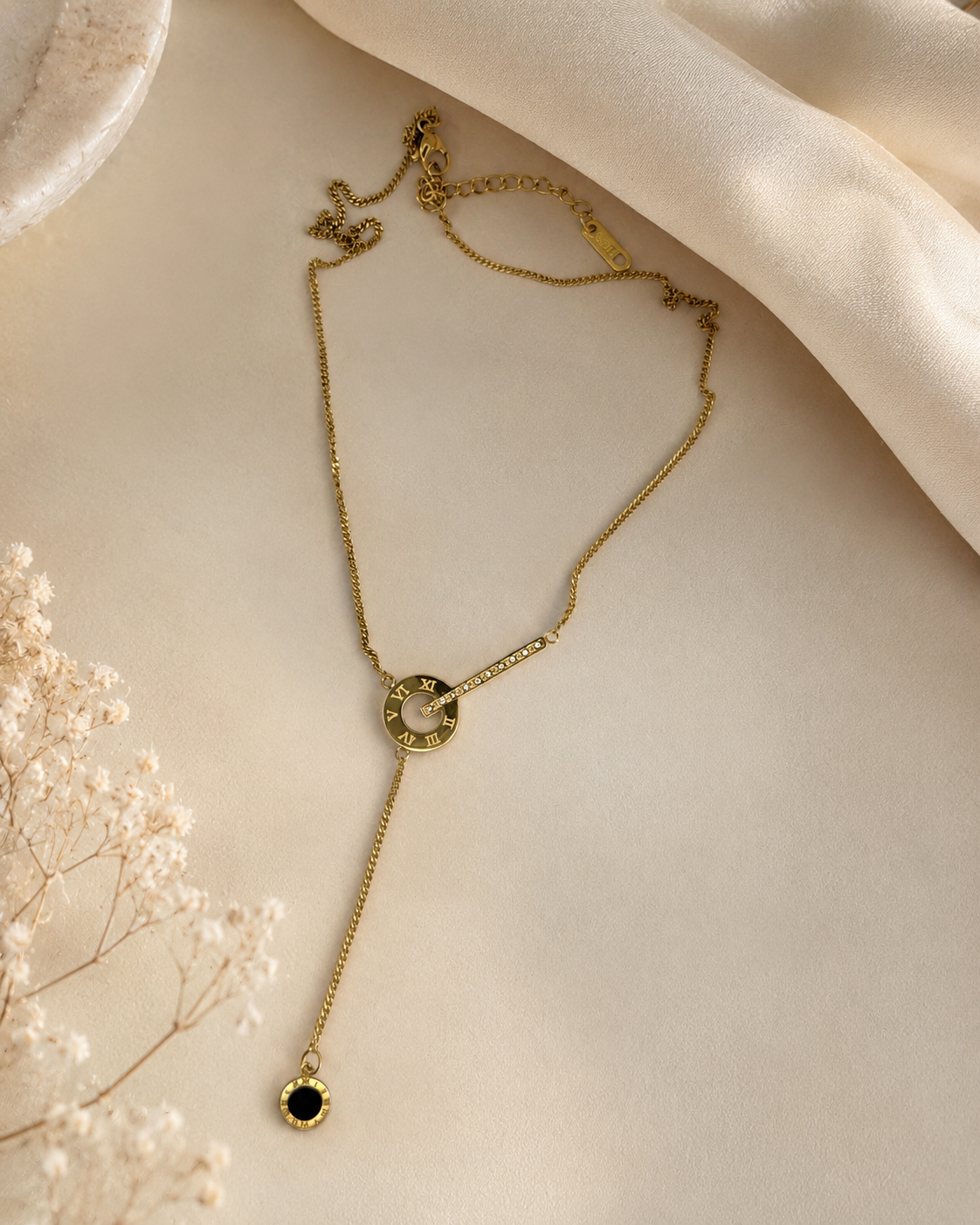 Roman Drop Necklace