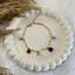Noir Clover Link Bracelet