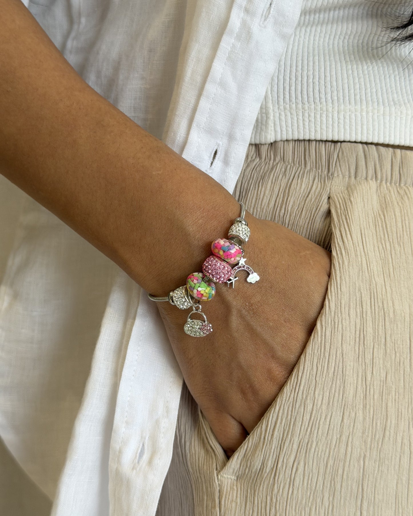 Candy Crush Charm Bracelet