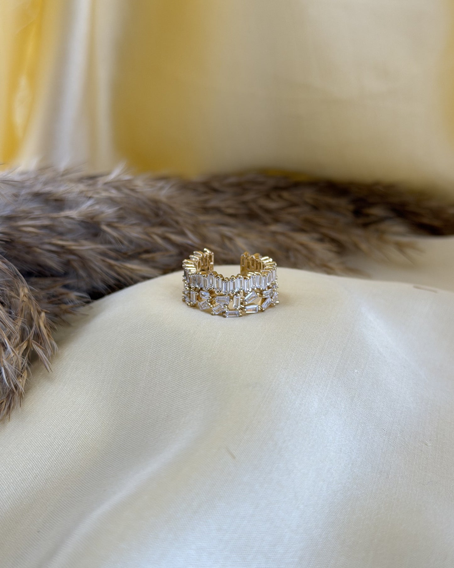 Celeste Crystal Ring (Size Adjustable)