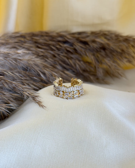 Celeste Crystal Ring (Size Adjustable)