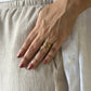Sculpted Wave Ring (Size Adjustable)