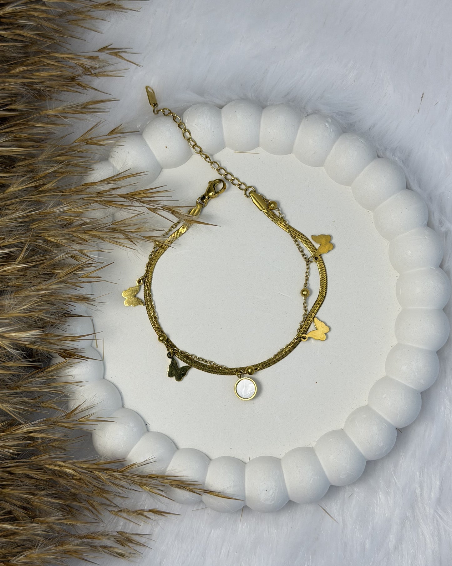 Butterfly Charm Bracelet