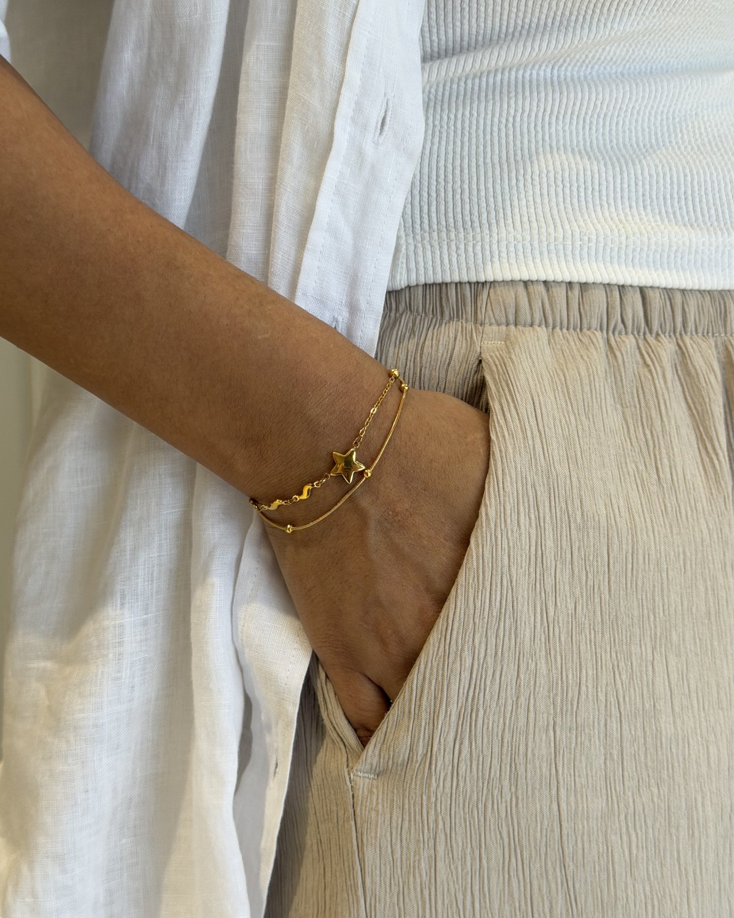 Stella Layered Chain Bracelet