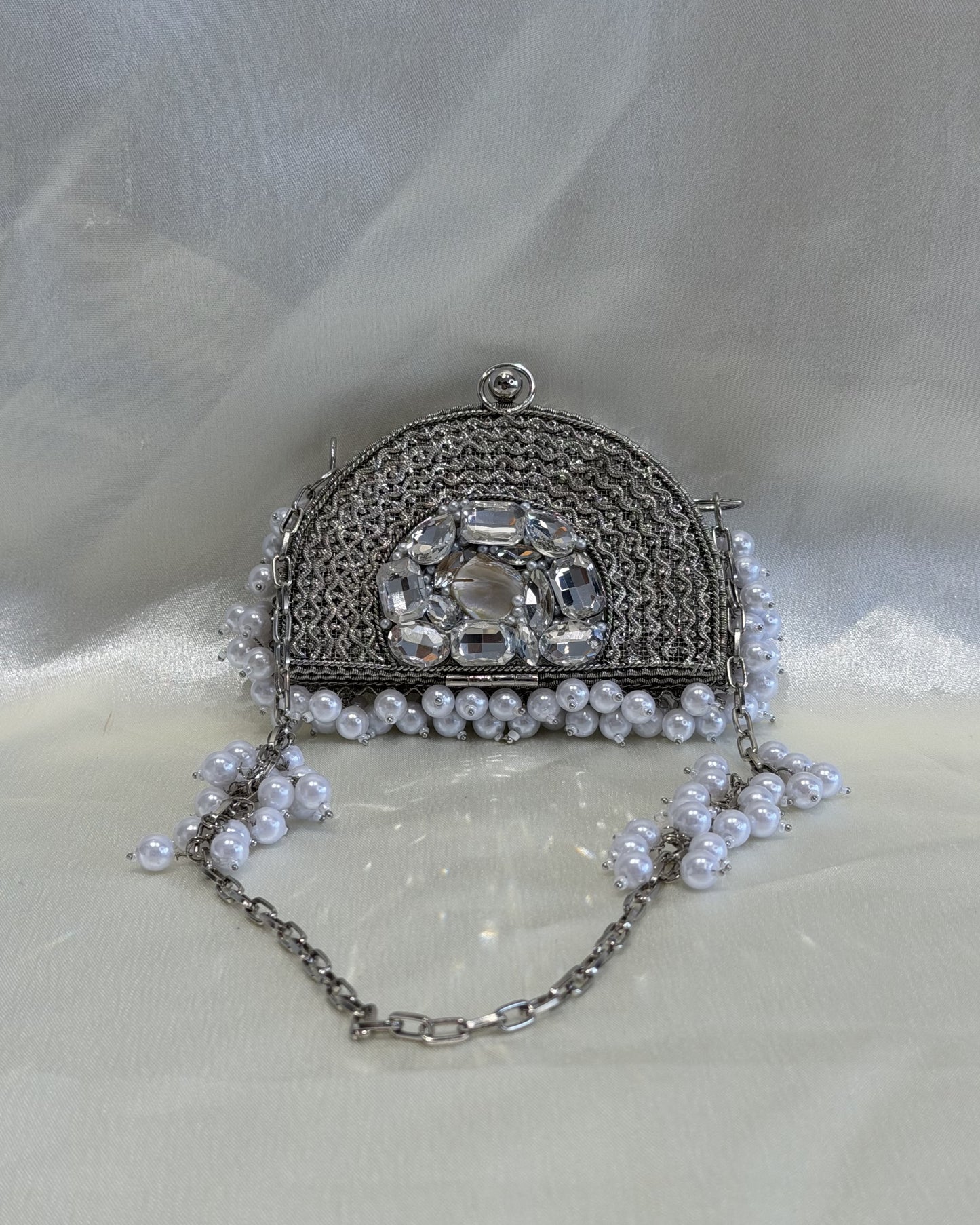 Pearl Arc Mini Clutch