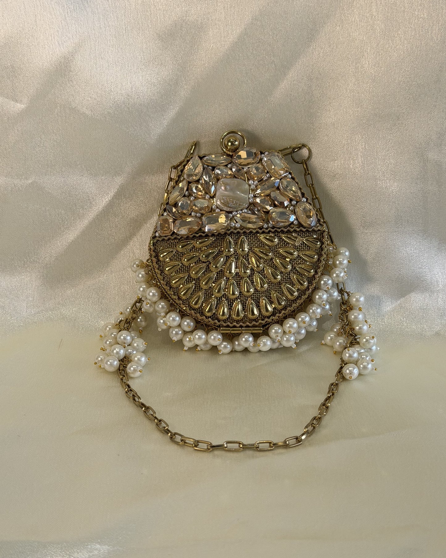 Pearl Petal Mini Clutch