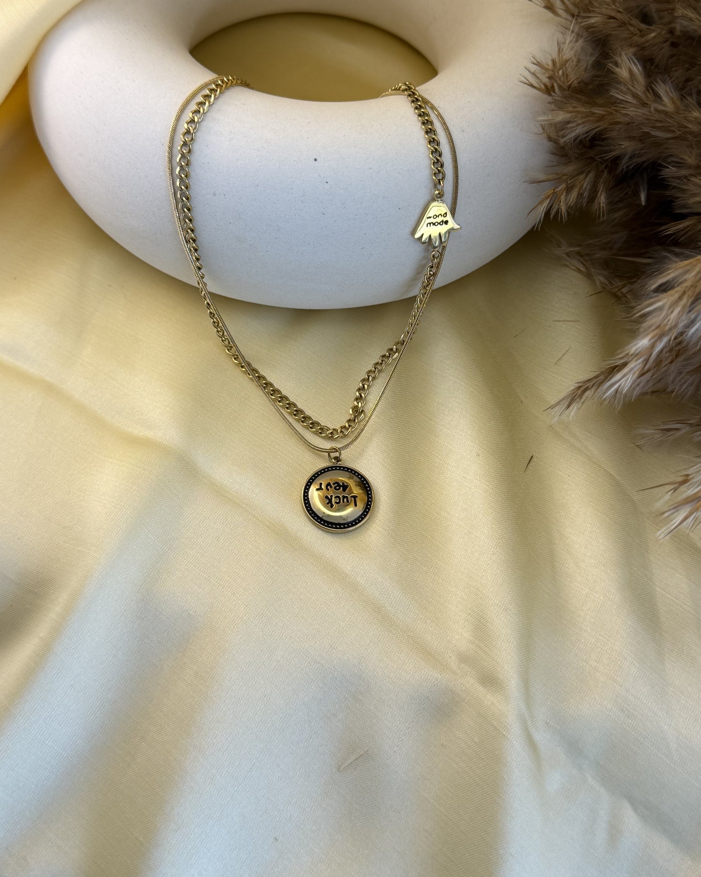 Lucky Coin Layered Necklace