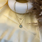 Blue Orbit Layered Necklace