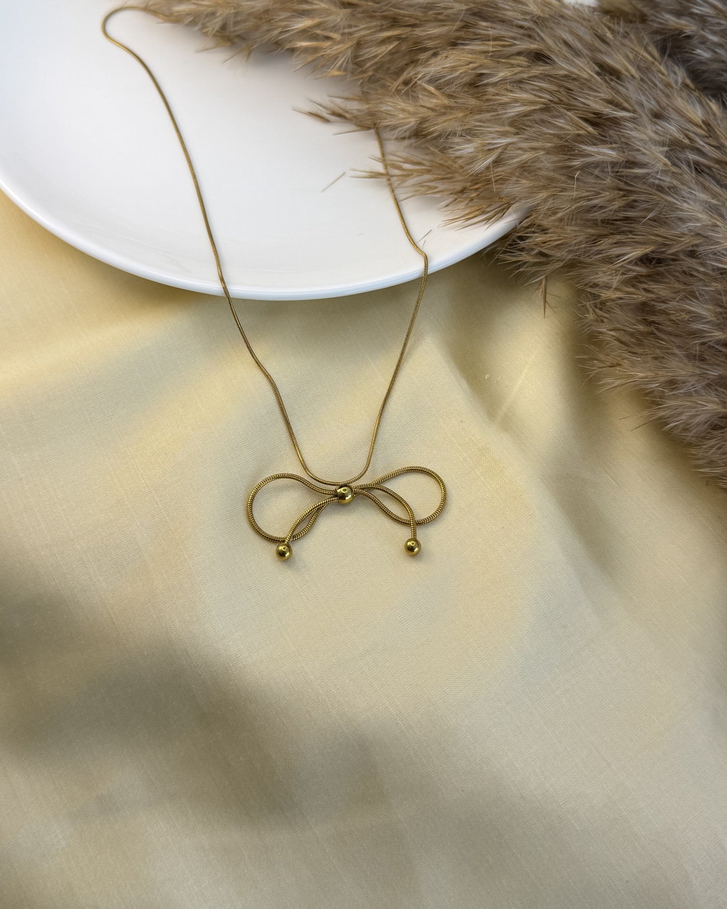 Liora Bow Necklace
