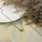 Vera Gold Curve Necklace