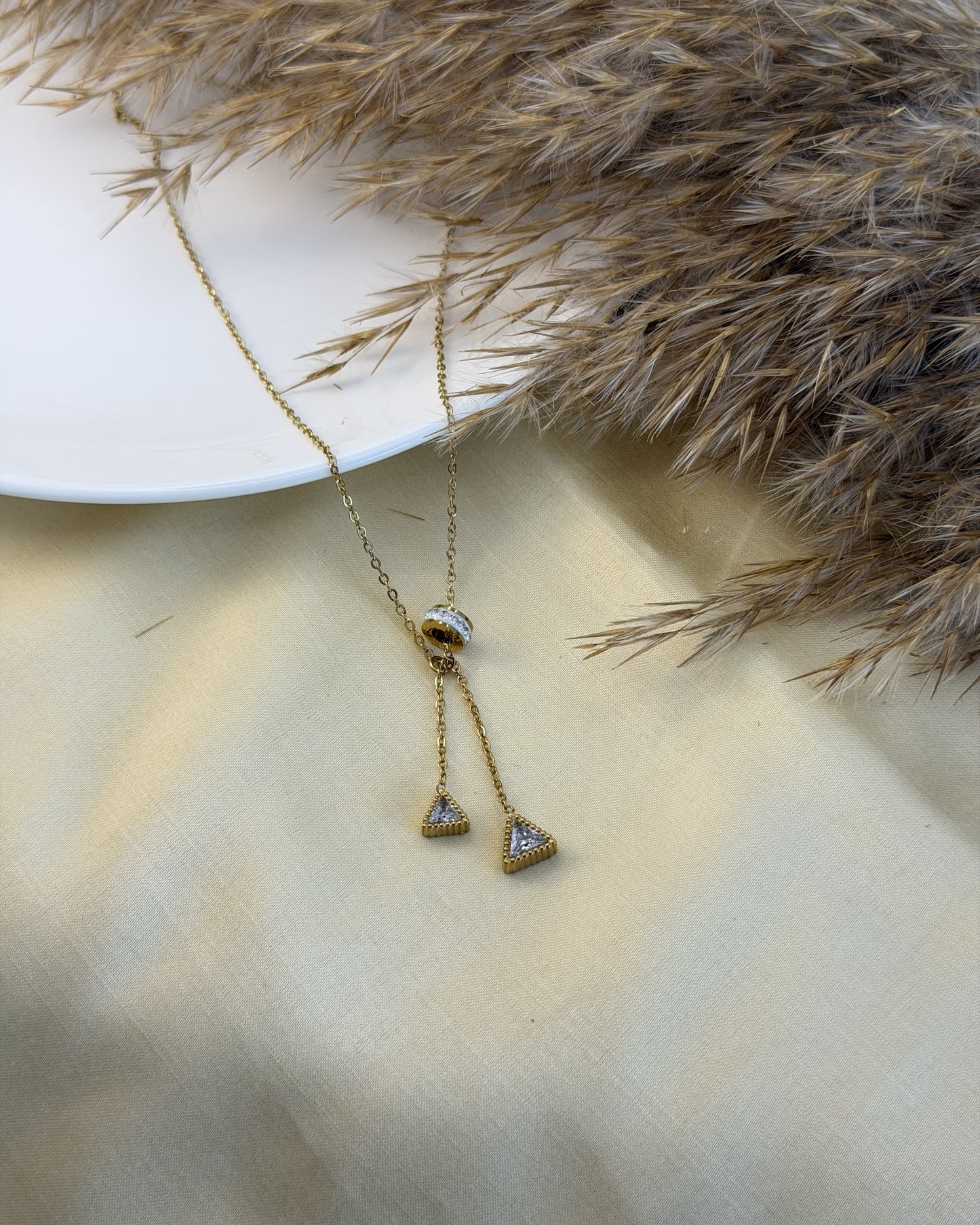 Elara Triangle Necklace