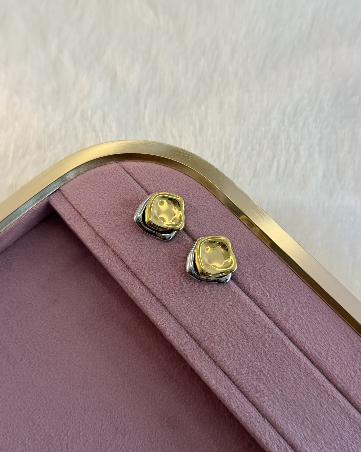 Sculpted Duo Studs