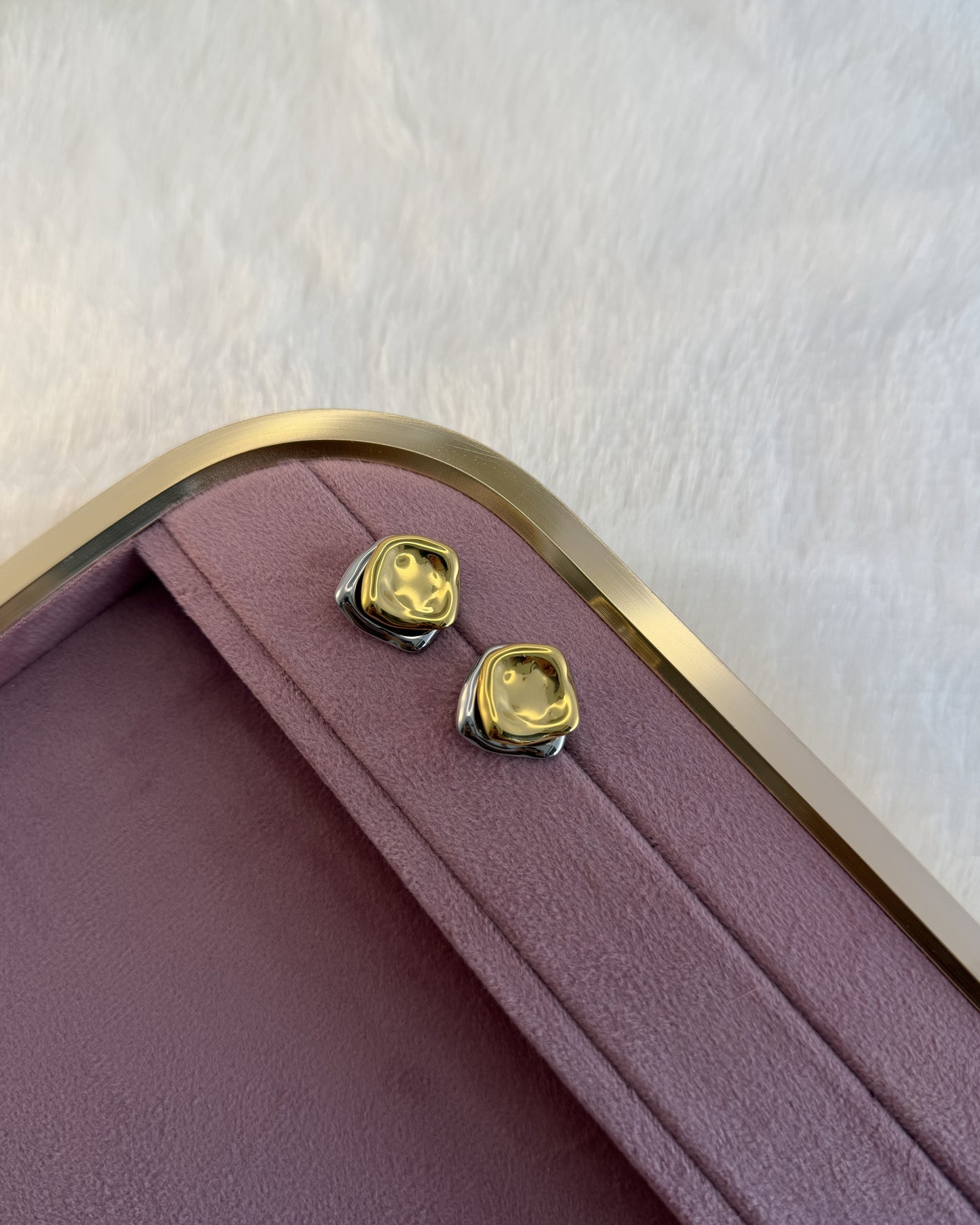 Sculpted Duo Studs
