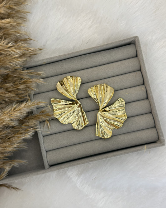Ginkgo Fan Earrings