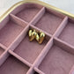 Molten Heart Drop Earrings