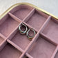 Silver Curve Hoops