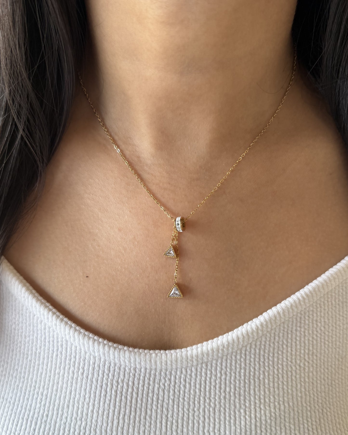 Elara Triangle Necklace