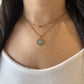 Blue Orbit Layered Necklace
