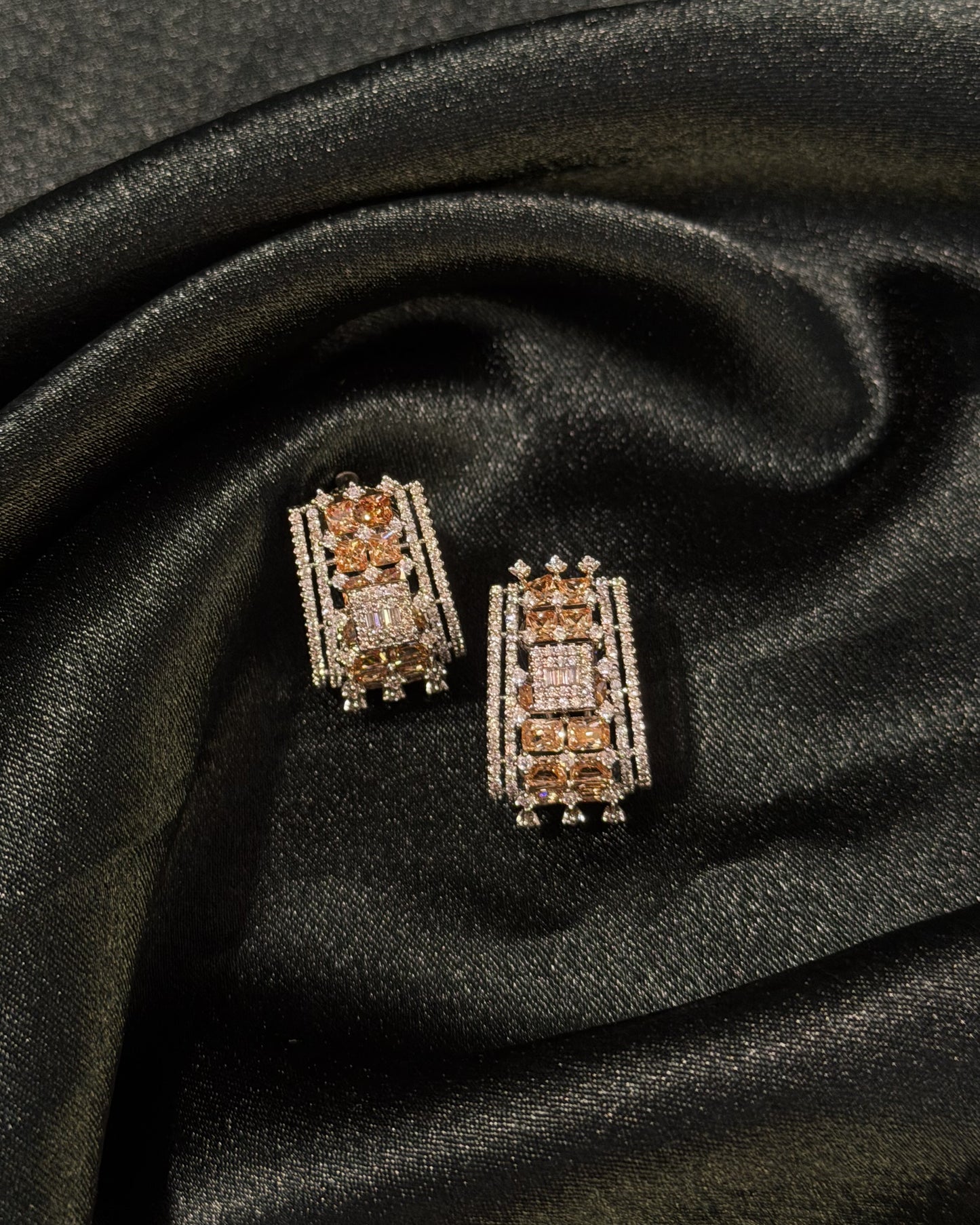 Baguette Statement Studs