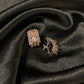 Baguette Statement Studs